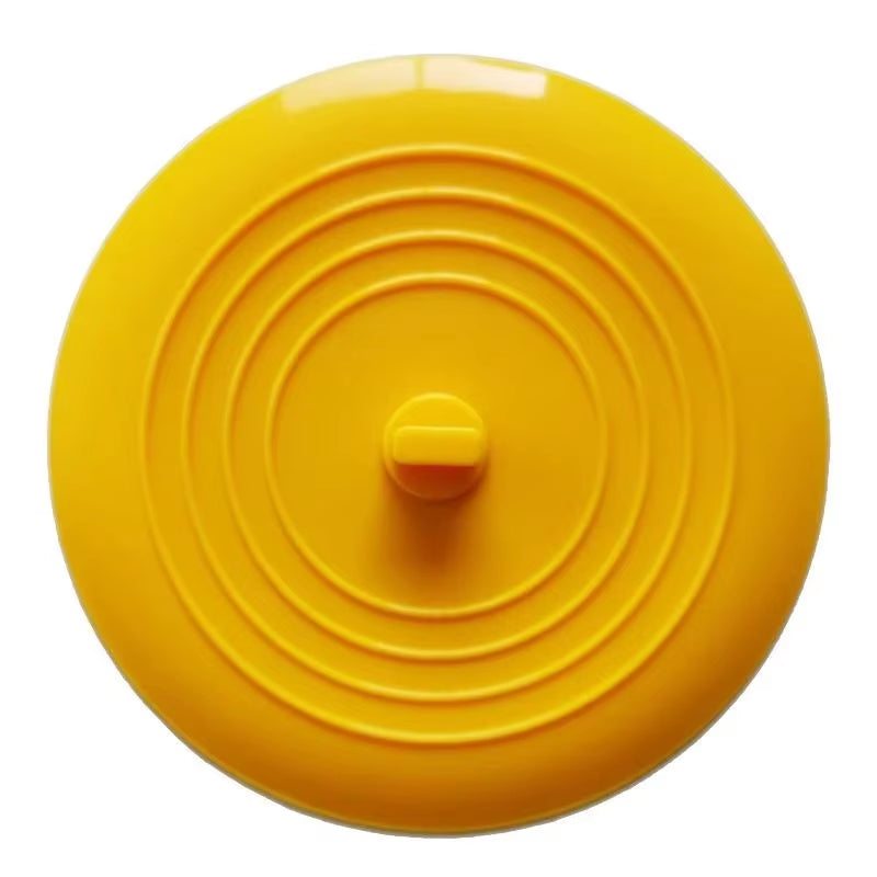 6 Inches Large Silicone Drain Plug Hair Stopper Flat Suction Cover Tub Stopper Leakage-Proof Drain Cover Bathroom Accessories