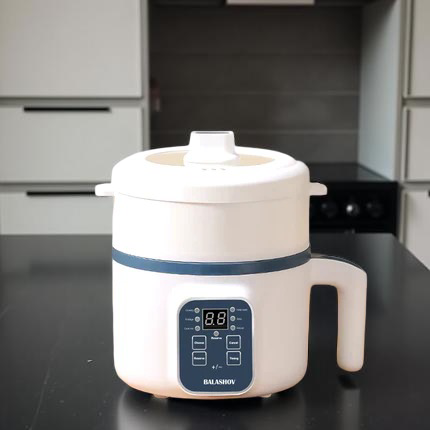 1.7L Electric Rice Cooker Single Double Layer 220V Multi Cooker Non-Stick Smart Mechanical Multicooker Steamed Rice Pot for Home