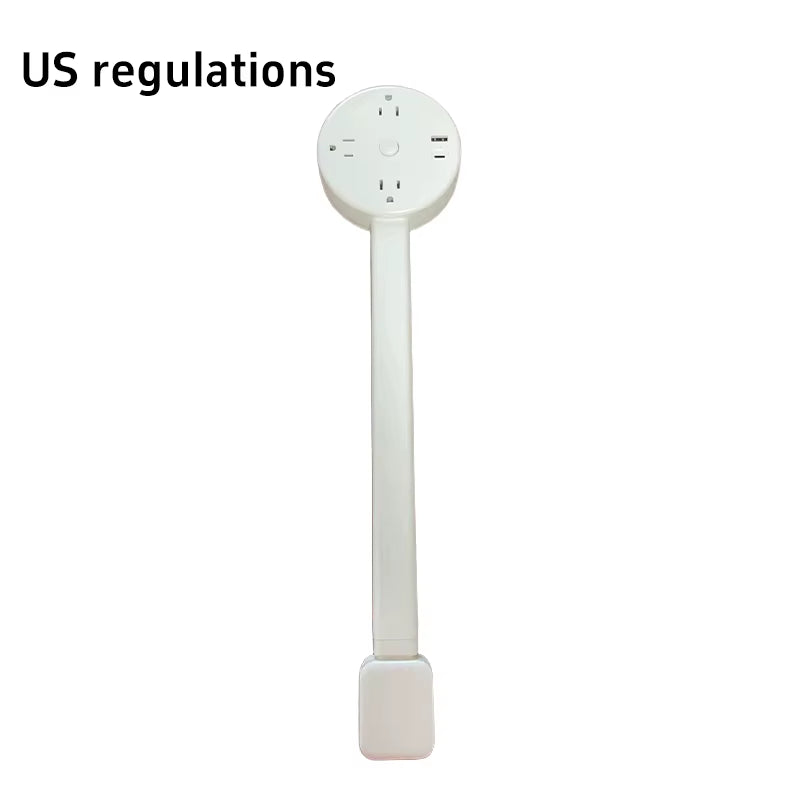  New Electrical Outlet Extender Plug Wall Outlet Extender Extendable Wall Socket Rotatable Folding Portable Power Socket