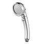 3-Mode High-Pressure Handheld Shower Head – Water-Saving Chrome Finish with One-Key Stop Button & Hose