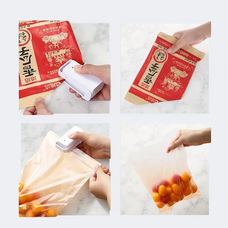 Mini Heat Bag Sealing Machine – Portable Handheld Food Sealer for Fresh Storage & Smart Packaging