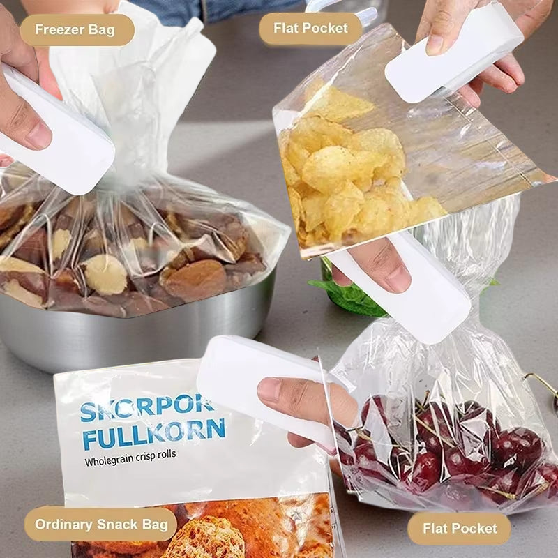Mini Heat Bag Sealing Machine – Portable Handheld Food Sealer for Fresh Storage & Smart Packaging