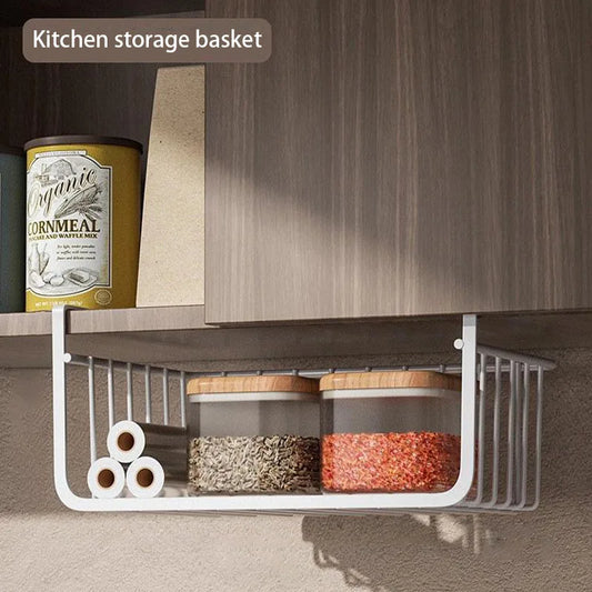 Hanging Kitchen Storage Rack | Wall-Mounted Spice & Cupboard Organizer Shelf for Kitchen Tools and Accessories – 1 or 2 Pieces