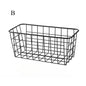 Punch-Free Kitchen Cabinet Storage Rack | Wall-Mounted Iron & Plastic Wrap Organizer for Cabinets, Bathroom & Refrigerator