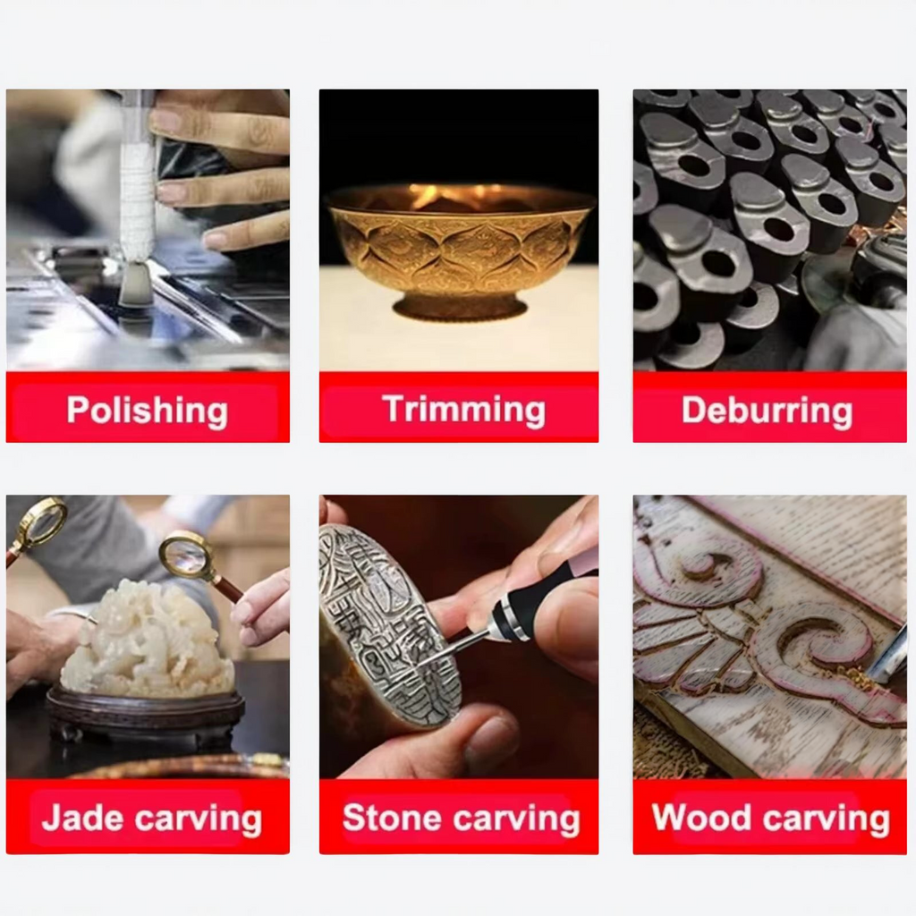 USB Cordless Rotary Tool Kit – Mini Wireless Engraving Drill for Wood, Metal, Glass, Jewelry DIY Projects