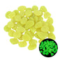 25/50Pcs Glow in the Dark Garden Pebbles Glow Stones Rocks for Walkways Garden Path Patio Lawn Garden Yard Decor Luminous Stones