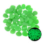 25/50Pcs Glow in the Dark Garden Pebbles Glow Stones Rocks for Walkways Garden Path Patio Lawn Garden Yard Decor Luminous Stones