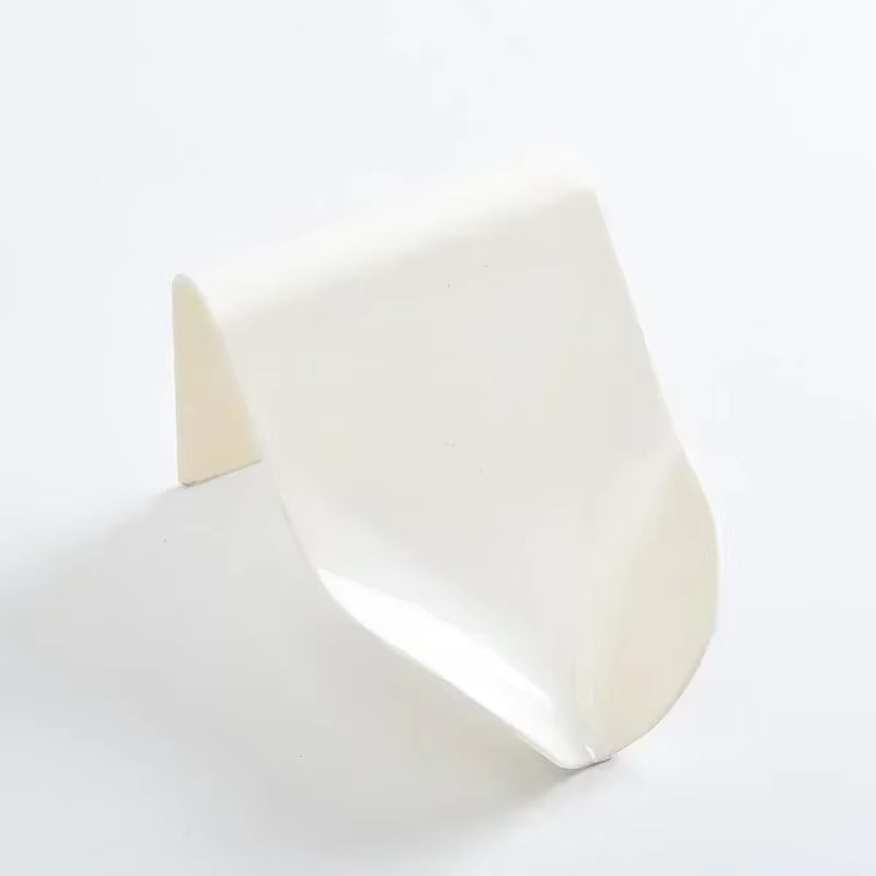 Wall-Mounted Self-Draining Soap Holder – Adhesive Bathroom & Shower Storage