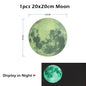 Luminous 3D Stars Dots Wall Sticker for Kids Room Bedroom Home Decoration Glow in the Dark Moon Decal Fluorescent DIY Stickers