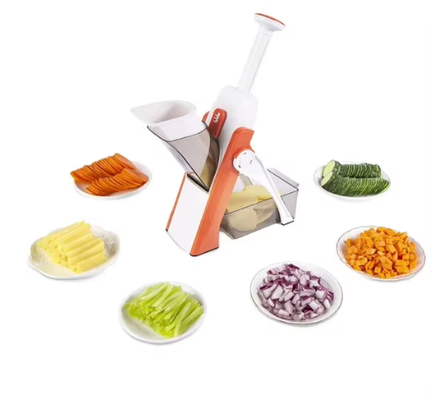 5 in 1 Multifunctional Vegetable Cutter Household Kitchen Radish Grater Slicer Shredded Garlic Cutter Kitchen Tools Accessories